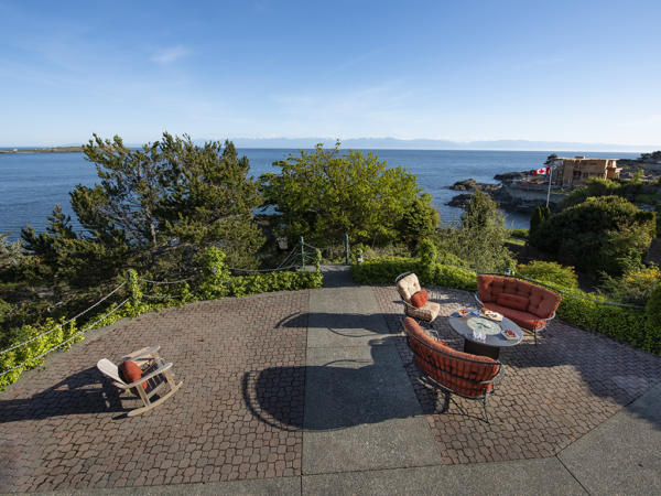 specious patios of ocean front home